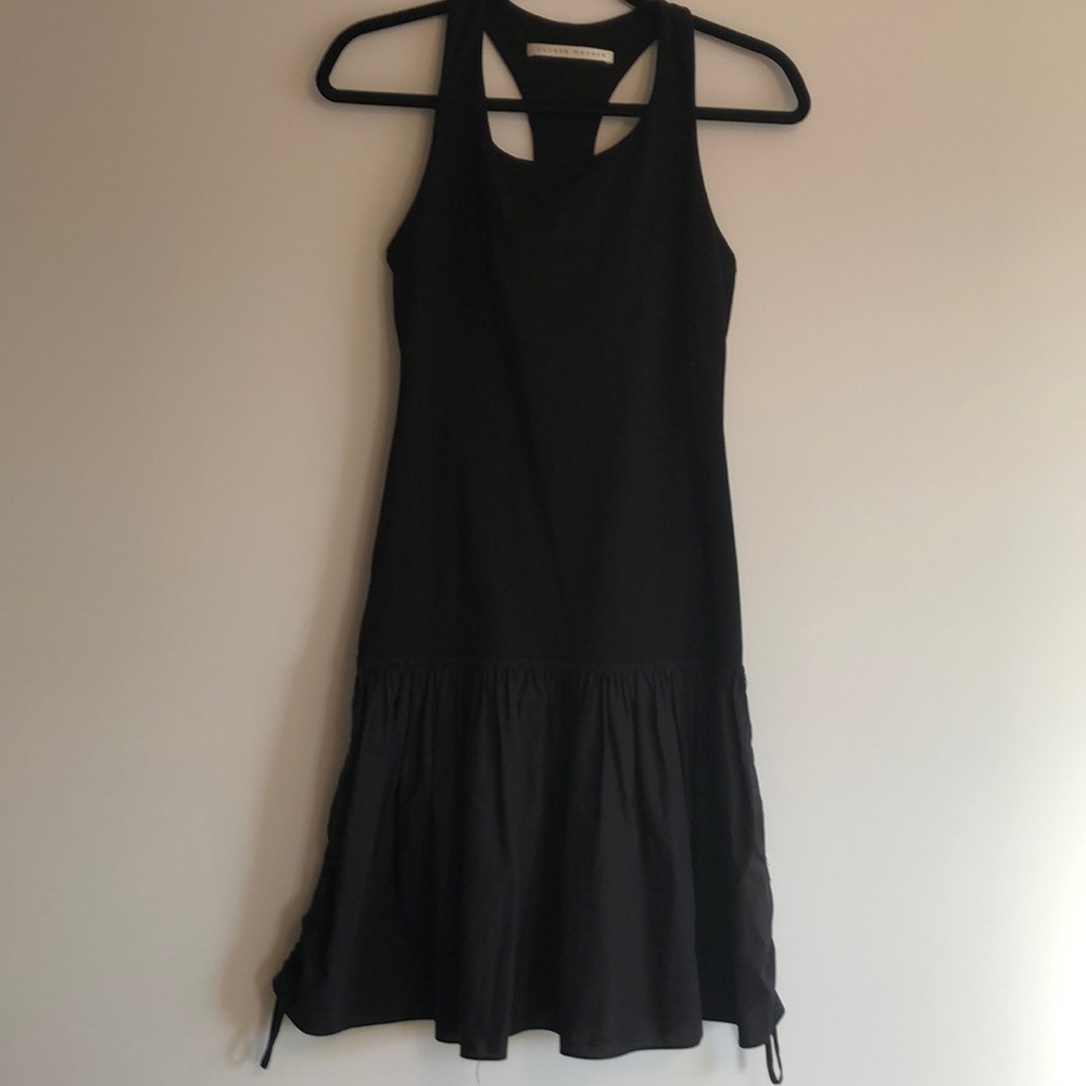 Susana Monaco Black Mini Dress Tie Sides 2000’s